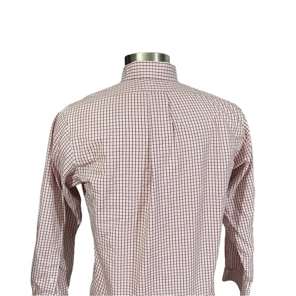 Brooks Brothers 1818 Regent Men White Red Gingham Button-Up Suit Shirt Sz 16-2/3 - Picture 7 of 13